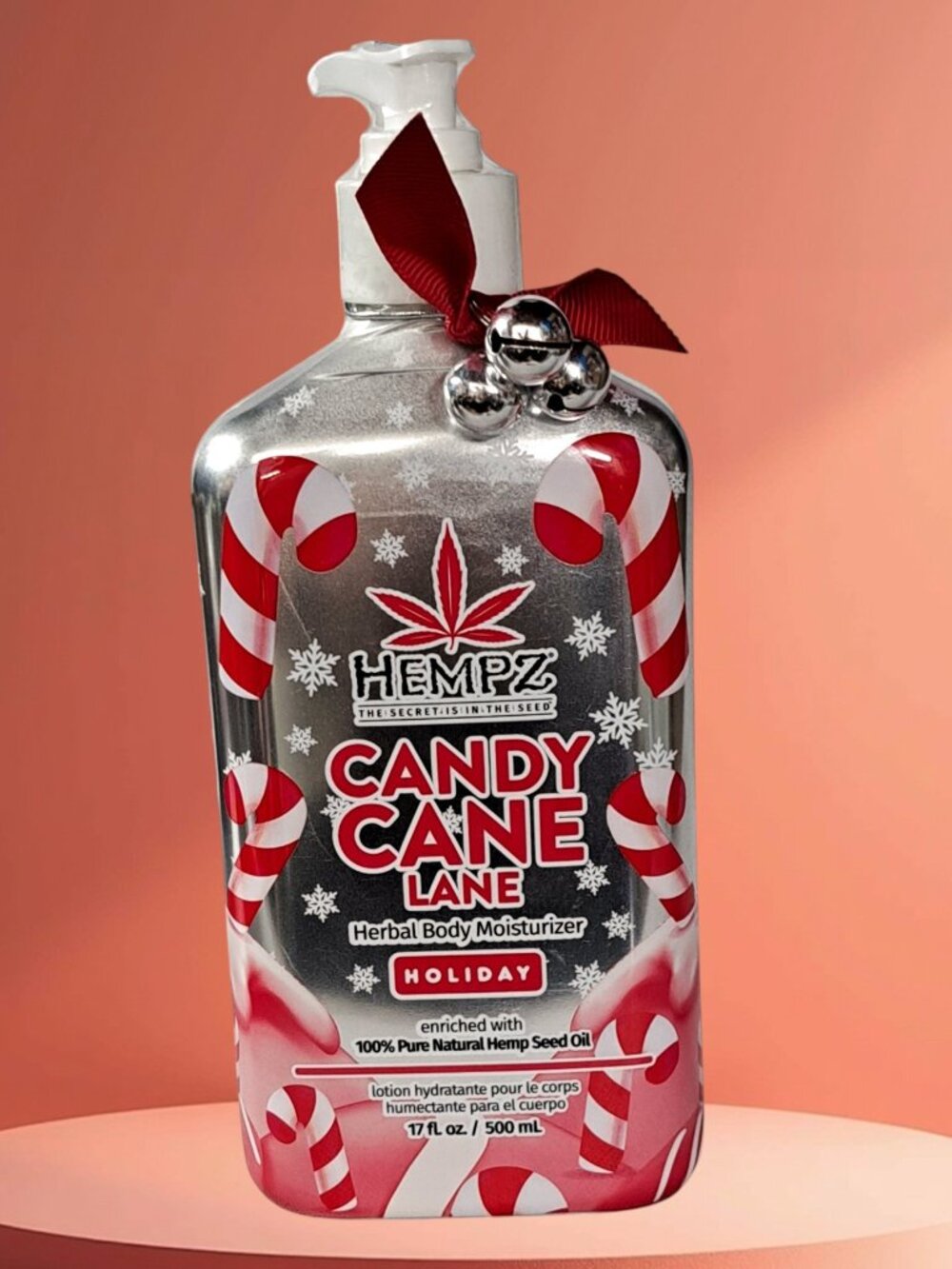 Hempz Candy Cane Lane  Herbal Body Moisturizer Holiday 17 fl oz